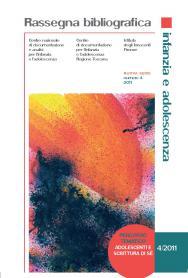 cover della Rassegna Bibliografica 4/2011 - Adolescenti e scrittura di sé