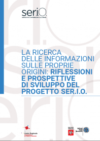 copertina La ricerca di informazioni sulle proprie origini - Rapporto SER.I.O. 2019