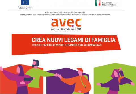 locandina del progetto AVEC-FAMI