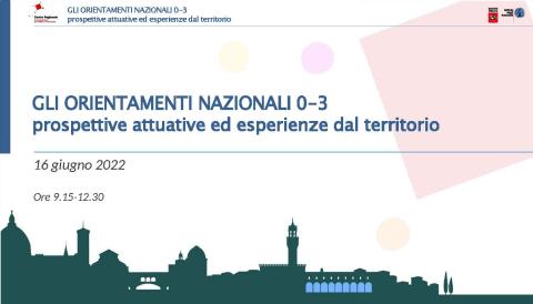 seminario Orientamenti nazionali per i servizi educativi per l’infanzia