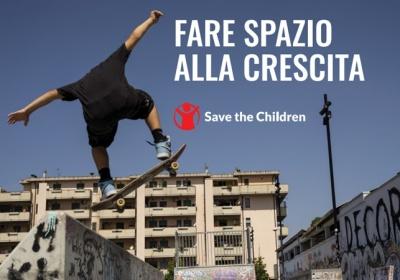 copertina del rapporto Fare spazio alla crescita di Save the Children