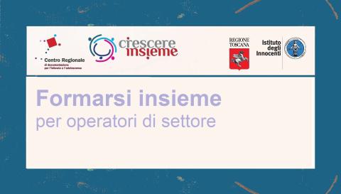 intestazione del percorso formativo Formarsi insieme 