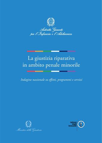 copertina del volume La giustizia riparativa in ambito minorile