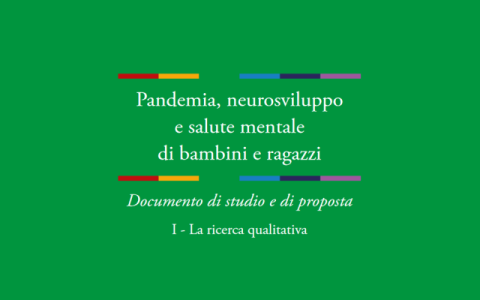 particolare della cover del rapporto di Ricerca Pandemia e salute mentale dei bambini