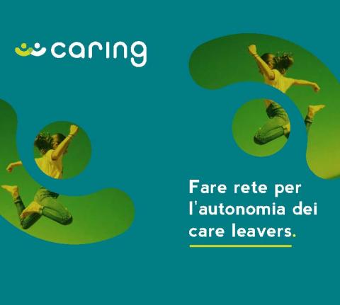 particolare della grafica del progetto CarINg ricerca azione care leavers