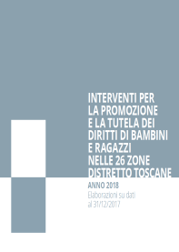 cover del report Interventi per la promozione e la tutela dei diritti di bambini e ragazzi