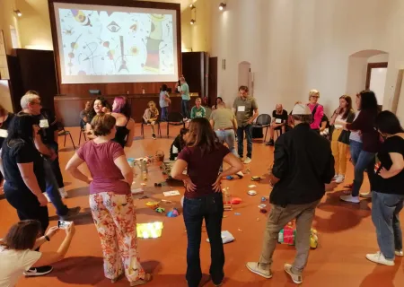 un momento delle attività svolte nel salone brunelleschi