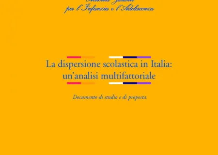 copertina del Rapporto sulla dispersione scolastica