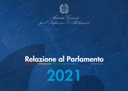 particolare con l'intestazione della Relazione 2021 dell'AGIA 