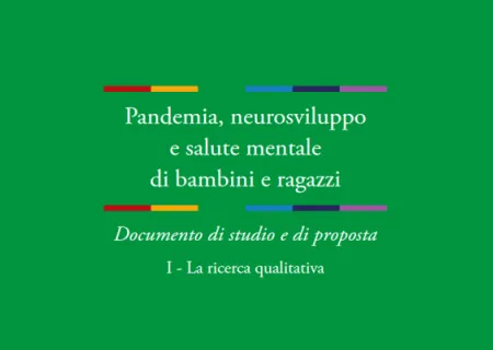 particolare della cover del rapporto di Ricerca Pandemia e salute mentale dei bambini