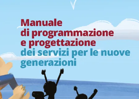 particolare della cover del Manuale di programmazione e progettazione dei servizi per le nuove generazioni