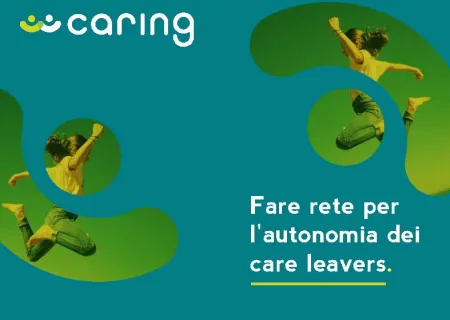 particolare della grafica del progetto CarINg ricerca azione care leavers